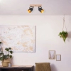 Regulowana lampa sufitowa Tronte 99796/86 metalowa złoty czarny