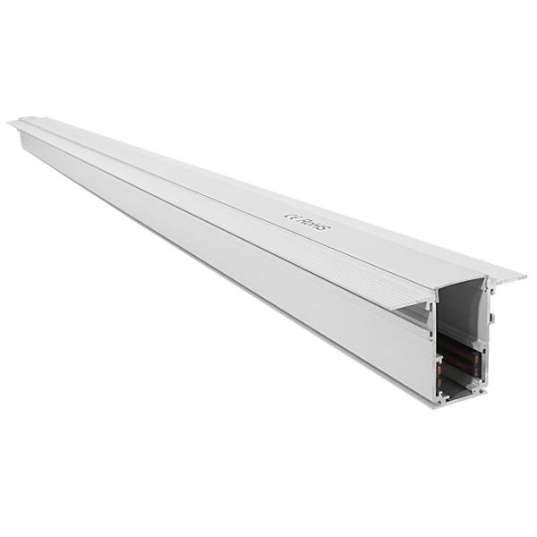 System szynowy podtynkowy magnetyczna 827 Domeno LED metalowy biały