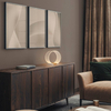 Okrągła stołowa lampa HUARAL LE44436 LED 14W 3000K biała złota