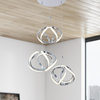 LAMPA wisząca PALMIRA 5771 Rabalux metalowa OPRAWA spirala LED 50W 3000K dekoracyjny ZWIS kaskada chrom