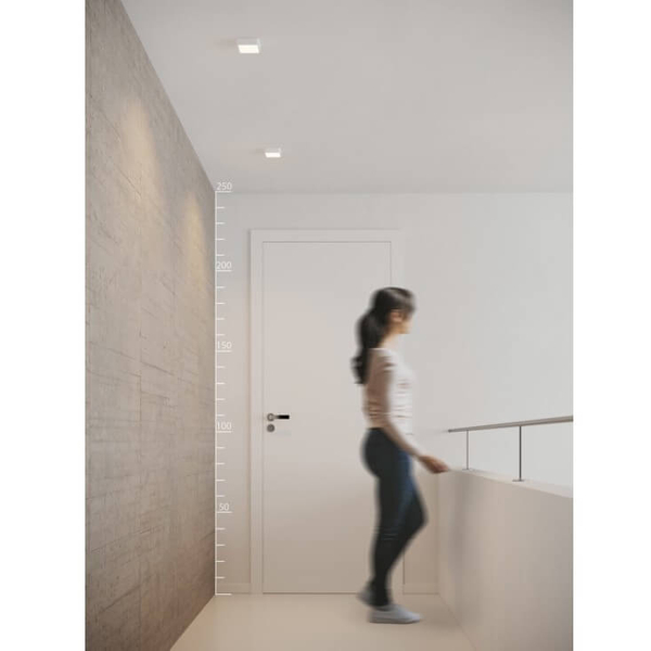 Sufitowa lampa minimalistyczna Slim LED 24W czarny wpust
