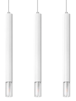 Wisząca lampa nowoczesna SL.0959 kaskada do jadalni biała