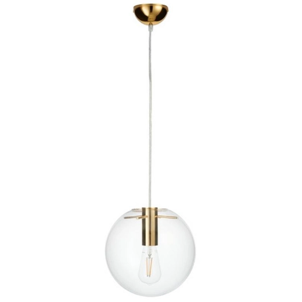 Lampa wisząca Tonda ST-8722P-S gold Step ball kula przezroczysta