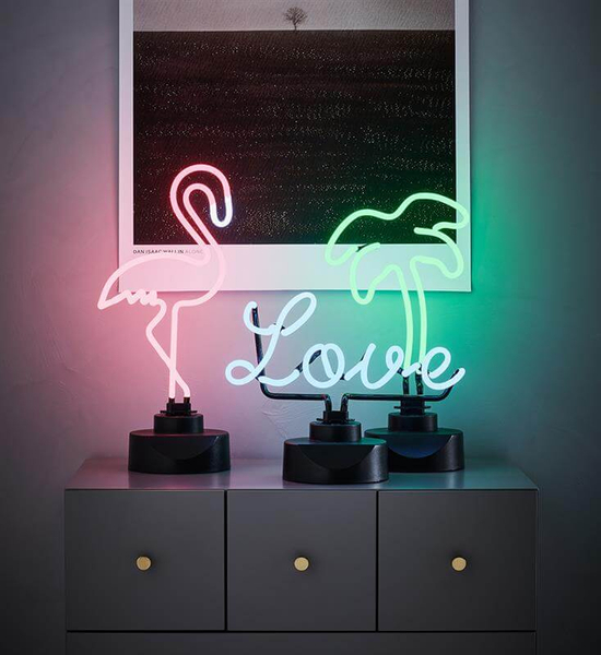 Stołowy napis świetlny neon LOVE miłość LED 6W biała ciepła