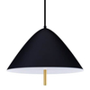 Wisząca lampa jadalniana CARAPARI LE44654 LED 17W 3000K czarna