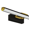 Ścienna lampa Prymus 3847 Ideus LED 7W 4100K nad lustro IP44 czarna złota