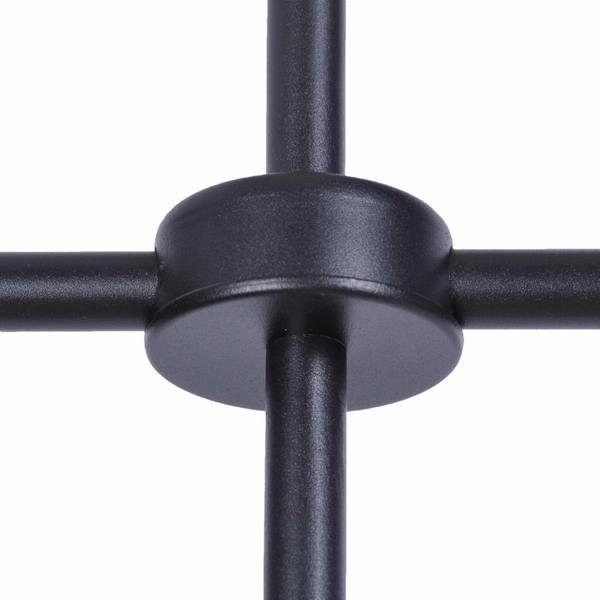 Dekoracyjna lampa wisząca VUELTA K-4737 zwis z kwietnikiem czarny