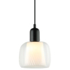 Loftowa LAMPA wisząca LAMEZIA PND-67594-3-BK+CL Italux skandynawski zwis do jadalni czarny