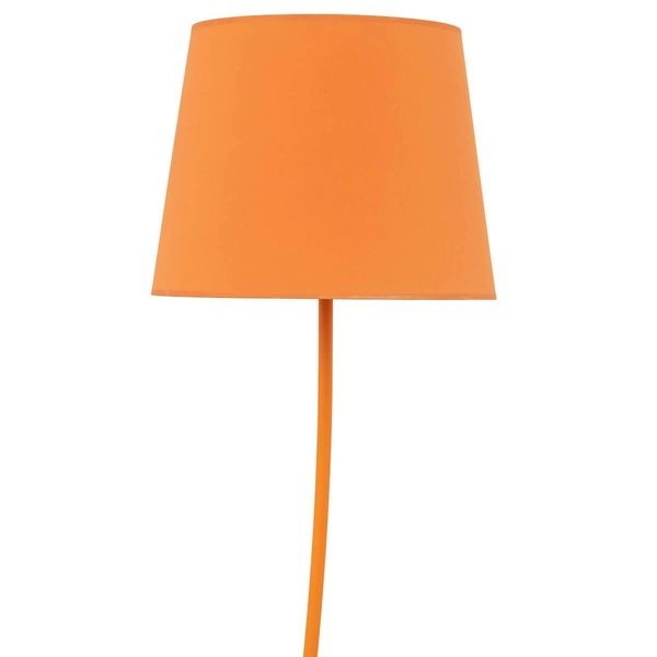 Podłogowa lampa do sypialni Nicola 6644 metalowa pomarańczowa