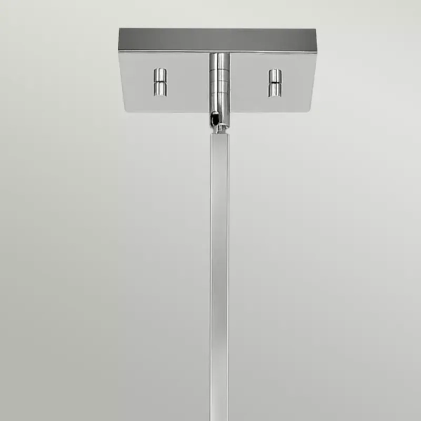 Jadalniana lampa wisząca LUDLOW QN-LUDLOW-1P-PN przezroczysta nikiel