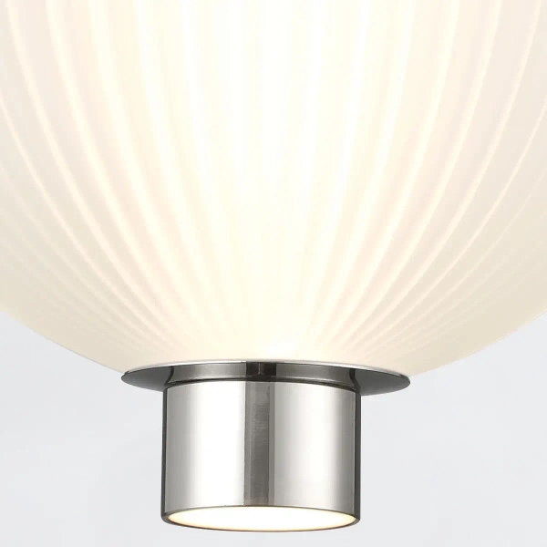 Kulista lampa wisząca Palmas QN-PALMAS-2MP-PN LED 20W 3000K biała