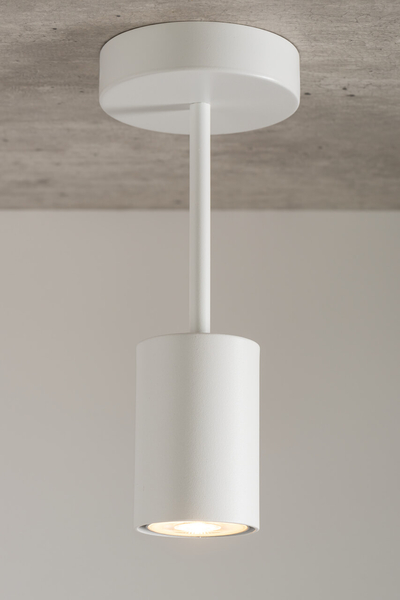 Loftowa lampa sufitowa Luis biały downlight do przedpokoju