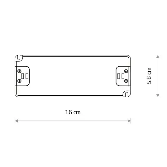 Transformator do szyn 1-obwodowych 75W 24V 11875 biały