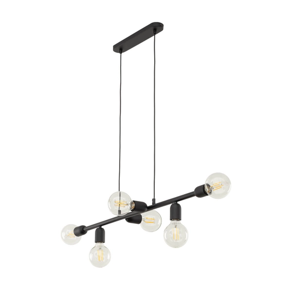 Loftowa lampa zwieszana Porto 5721 TK Lighting do salonu czarna