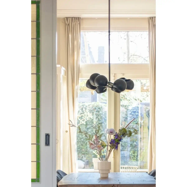 Molekułowa lampa wisząca Edgar 108852 kule metalowy czarny