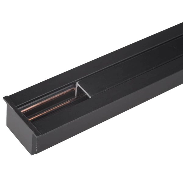 Szyna wpuszczana do systemu magnetycznego 2m MAX NT0012 48V czarna