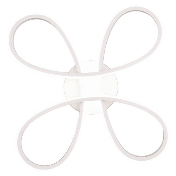 Ściemniany plafon salonowy Fly 645610131 LED 22W 3000K biały