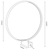 Loftowa lampa biurowa AGARO 2000 Shilo LED 9W 3000K ring czarna
