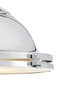 Industrialna LAMPA wisząca NAUTILIUS L 10263103 Kaspa okrągła OPRAWA metalowy ZWIS na łańcuchu chrom