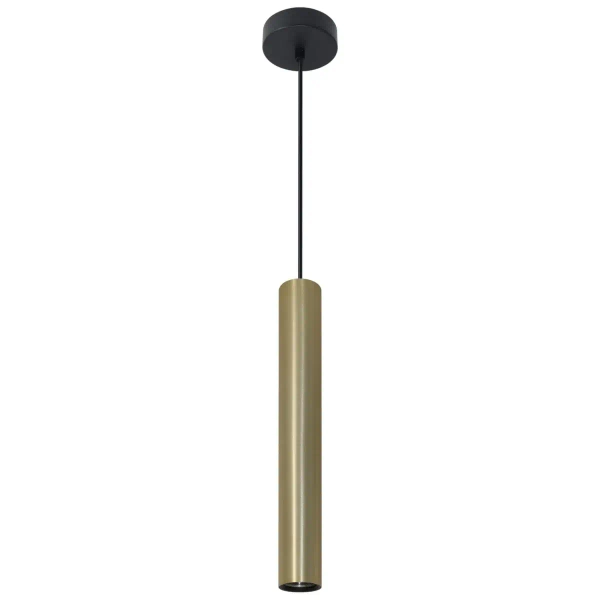 Wisząca lampa podłużna Lungomare 326140 nad stół tuba złota czarna