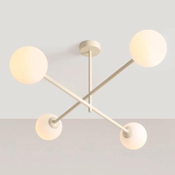 Przysufitowa lampa molekułowa PINNE 1080PL_L9 Aldex kremowy