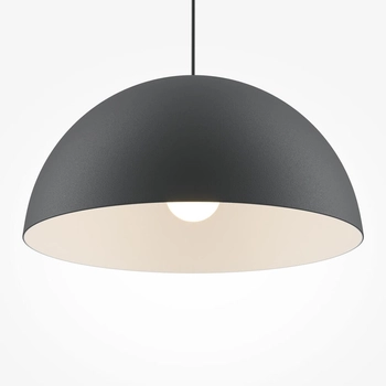 Zwieszana lampa kopuła Basic colors MOD168PL-01B Maytoni nad stół czarny