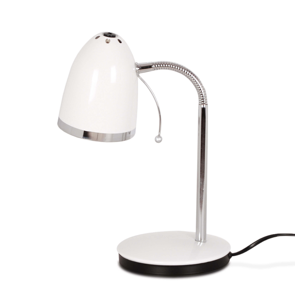 Stojąca lampa biurkowa Kajtek K-MT-200 do gabinetu biała