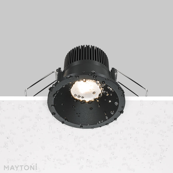 Lampa wpustowa Zoom DL034-01-06W3K-D-B LED 6W 3000K IP65 oczko czarna