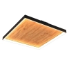 Kwadratowa sufitowa lampa Kalea 655510130 LED 41W 3000K drewniana