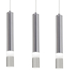 LAMPA wisząca ICE ML323 Milagro zwis OPRAWA listwa sufitowa LED 25W 4000K tuby sople chrom