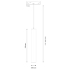 Lampa zwis szynowa magnetyczna Magnetic Track ML2157 LED 5W 4000K czarny