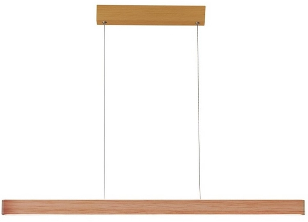 Lampa wisząca Olivier AZ5106 LED 50W 3000K podłużna drewniana