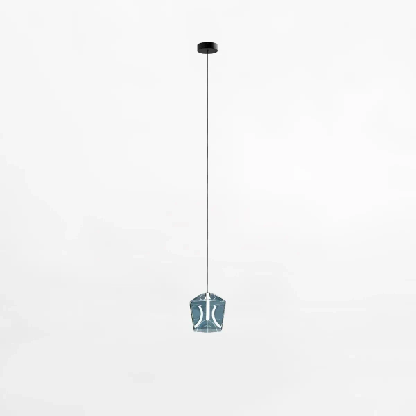 Nowoczesna zwisająca lampa COLORE MD3350-1BL/B LED 6W 3000K niebieska