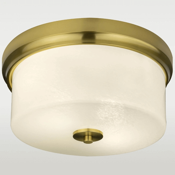 Szklana lampa sufitowa Dresden C02381BR Cosmolight mosiądz