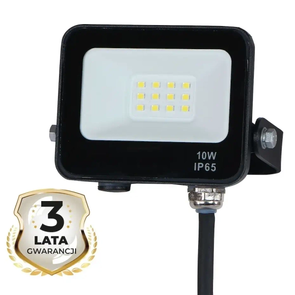 Reflektor zewnętrzny ledowy EKN1619 LED 10W 4000K IP65 czarny