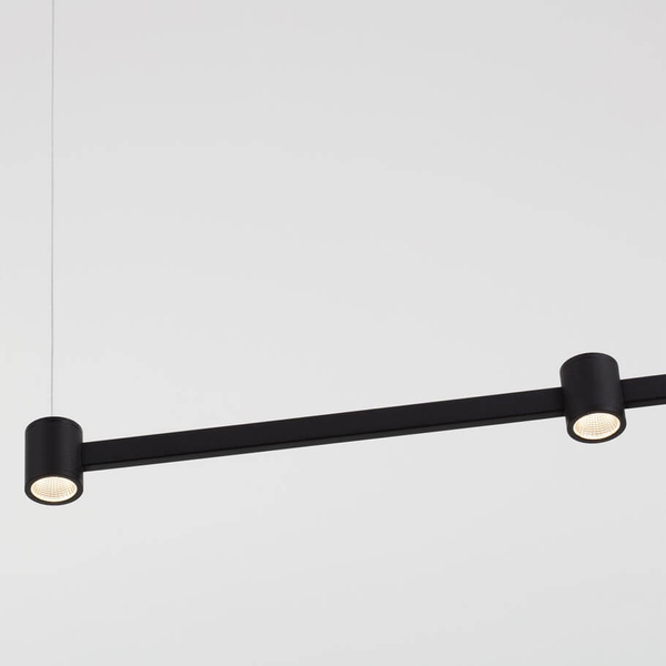 Podłużna lampa wisząca na belce PISCO LE44354 LED 21W 3000K czarna