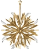 Kryształowa lampa wisząca QN-VIDA-13P-S crystal złota