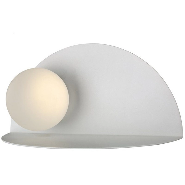 Kinkiet ścienny ZENIT 21-76038 kula LED 4W 4000K z portem USB biała