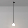 Lampa wisząca Luna P039PL-5W3K-10INS-B Maytoni LED 5W 3000K ball biała czarna