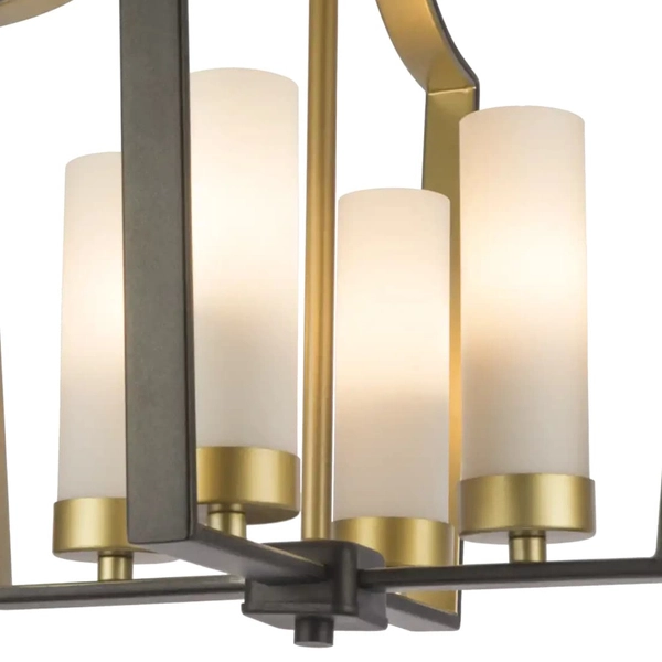 Wisząca lampa do salonu Dublin p04148bz Cosmolight metal czarna złota