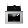Wpuszczana lampa sufitowa Relio DL-101D/SY kwadratowa metalowa srebrna