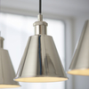 Lampa wisząca nad wyspę L&-197839 Light& na listwie nikiel