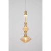 Salonowa lampa wisząca Vaso MSE1501100212 Moosee LED nad stół złoty bursztynowy