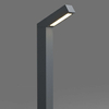 Zewnętrzna LAMPA stojąca LHOTSE LED 9W 3000K 4448 Nowodvorski metalowa OPRAWA ogrodowa IP54 grafitowa