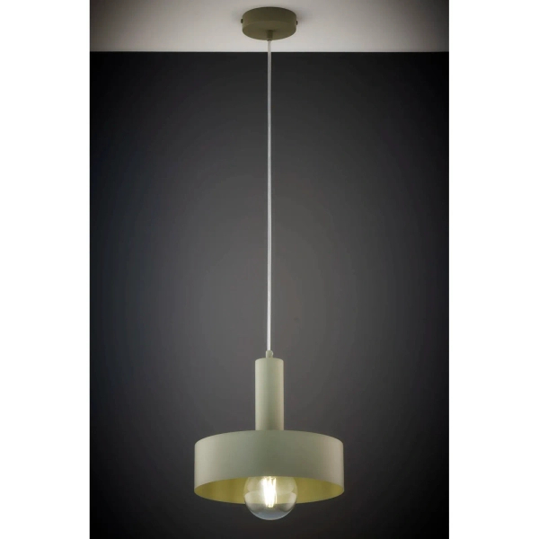 Wisząca lampa szałwiowa VITRUM metalowa 1xE27 do jadalni koło 41547