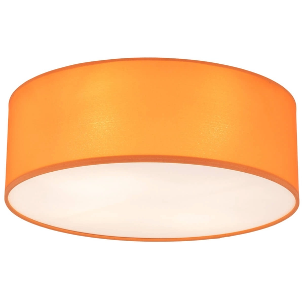 Okrągła lampa nasufitowa Nicola 10153 owalna biała pomarańczowa