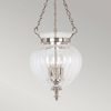 Wisząca lampa łańcuchowa Finsbury Park FP-P-M-POL-NCKL Elstead szklana nikiel