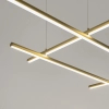 Modernistyczna lampa wisząca Radiance MOD278PL-L86G3K1 LED 80W 3000K złota
