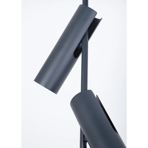 Podłużna lampa sufitowa Leda 3 41156 regulowana tubki grafitowe