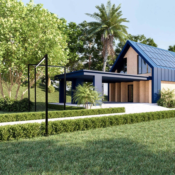 Stojąca lampa ogrodowa Taketa 9929 Shilo IP44 rama antracyt